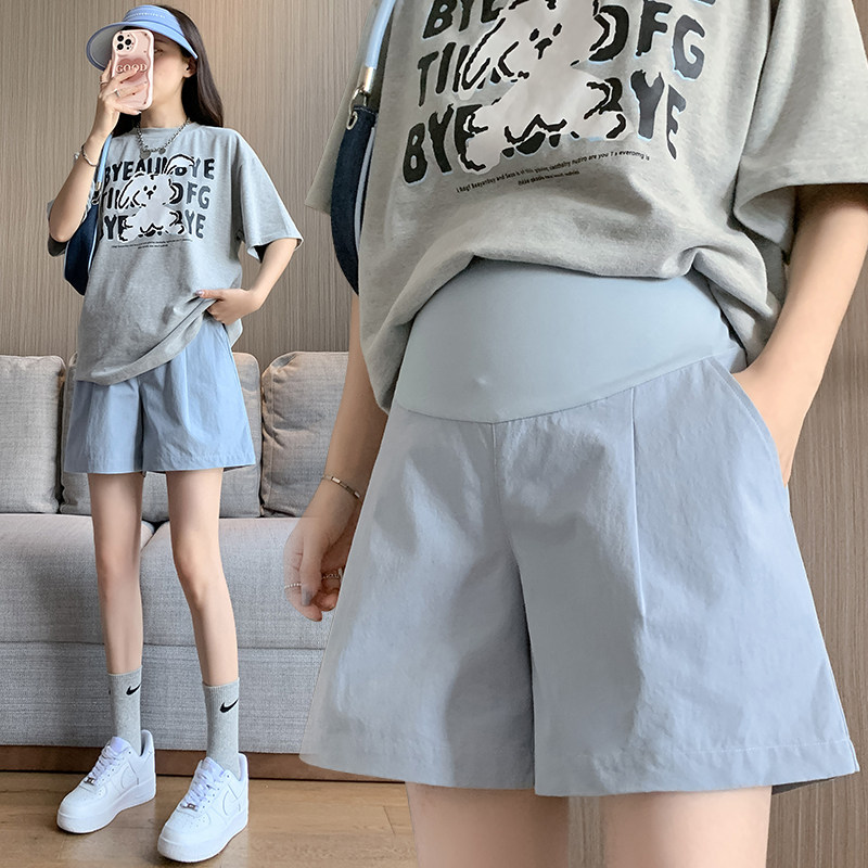 孕妇短裤夏季外穿夏天薄款孕妇裤子2023新款休闲打底裤孕妇装夏装