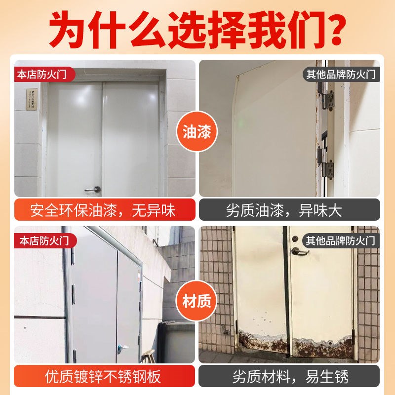 钢制防火门单双子母门工程消防门通道门甲级乙级钢质不锈钢逃生门
