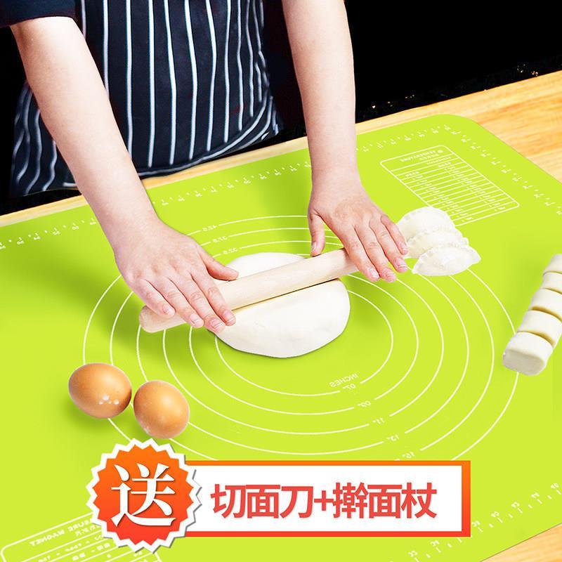 食品级硅胶垫揉面垫大号家用和面板擀面垫子硅胶面板塑料烘焙案板