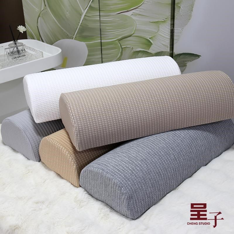 美容院专用脚枕糖果枕足浴按摩垫脚半圆柱记忆枕沙发孕妇靠垫可拆