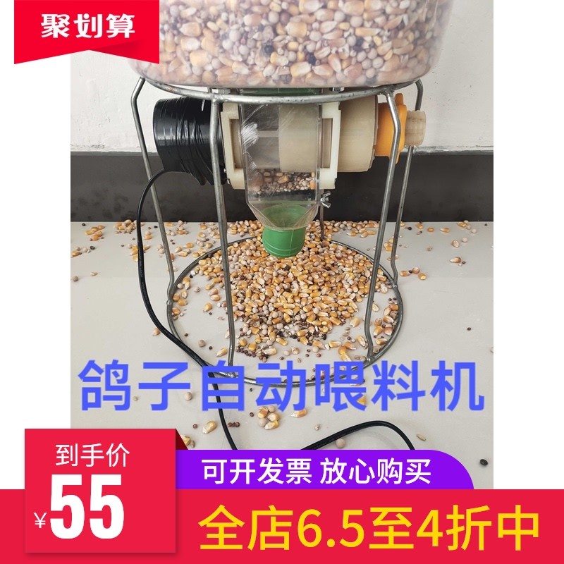 信鸽观赏鸽鸽定时定量养鸡全自动喂食器鸭鹅投料机定时投喂料散养
