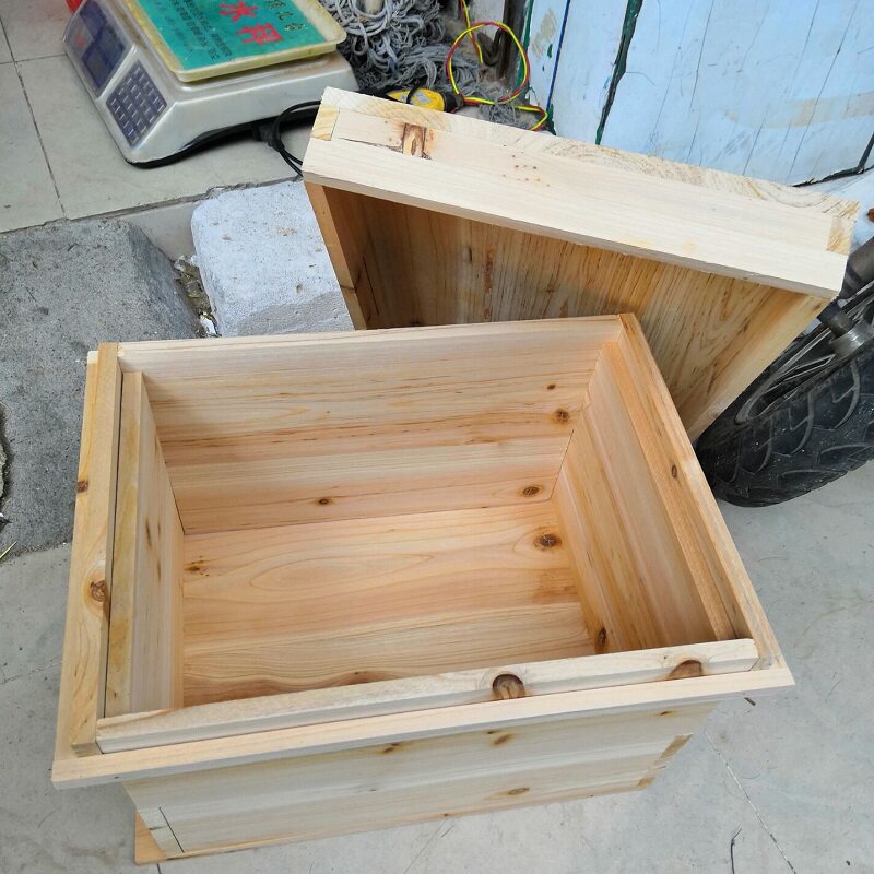 中蜂蜂箱42/43/45/49规格蜂箱蜜蜂工具1.4CM厚养蜂笼引蜂意蜂通用