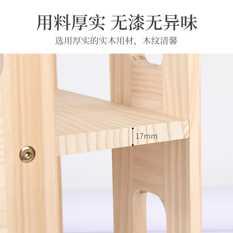 实木旋转书架360度展示书柜客厅卧室转角落地置物架简约小型木架