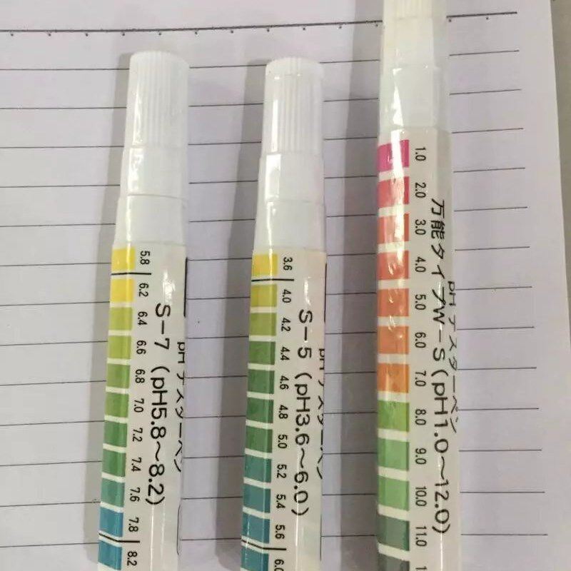 日本测试笔测量纸张布料固体表面PH值酸碱笔纸张笔白布笔面料检测