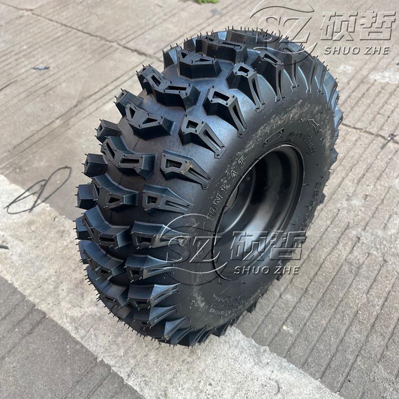 包邮割草机轮胎15X5.00-6越野雪地胎扫雪车5.00-6钢圈轮毂