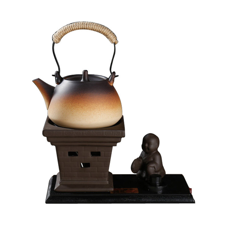 陶瓷电陶炉功夫茶具套装玻璃煮茶壶黑茶煮茶器电热茶炉家用陶然炉