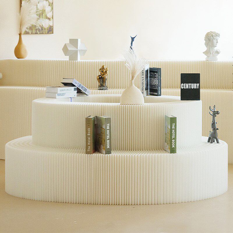 展台展示架商场精品摆台货品流水台高低落地长条中岛台折叠展示柜