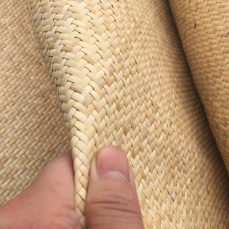 印尼天然藤编材料人字手工藤席X型装饰装潢吊顶竹编腾面饰面定制