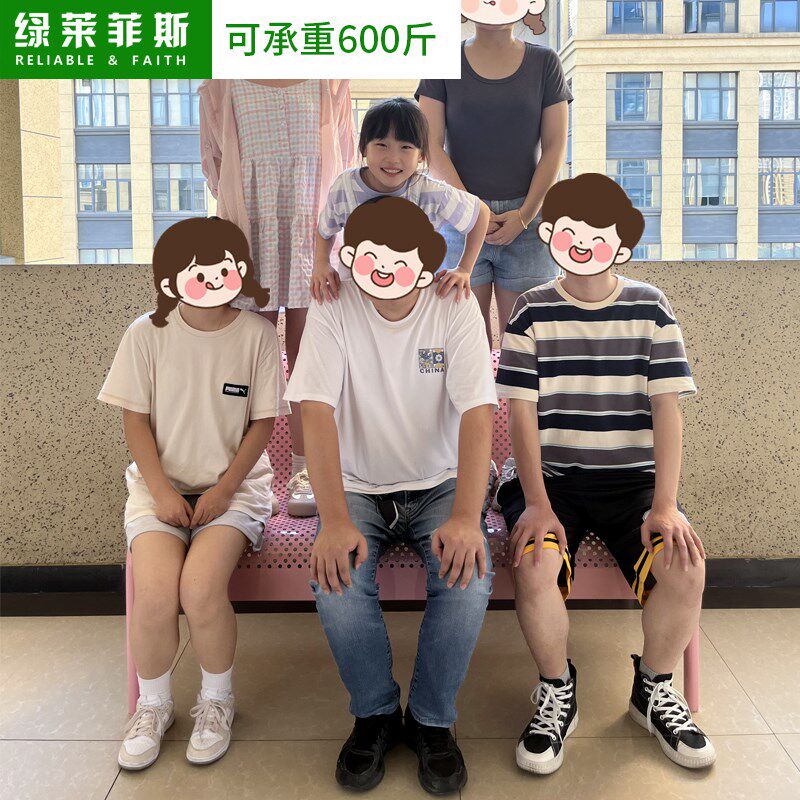铁艺公园椅户外长椅双人休闲靠背座椅室外球场小区庭院钢板长凳子