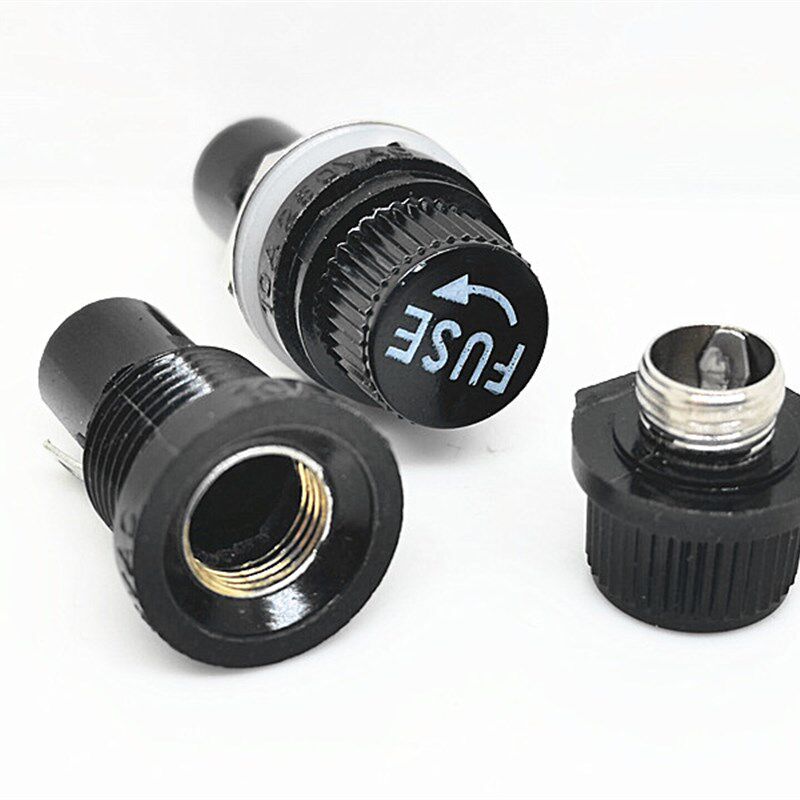 海奇 FUSE保险丝座5*20MM 螺旋 5X20 耐高温 6*30 螺旋 100个/包