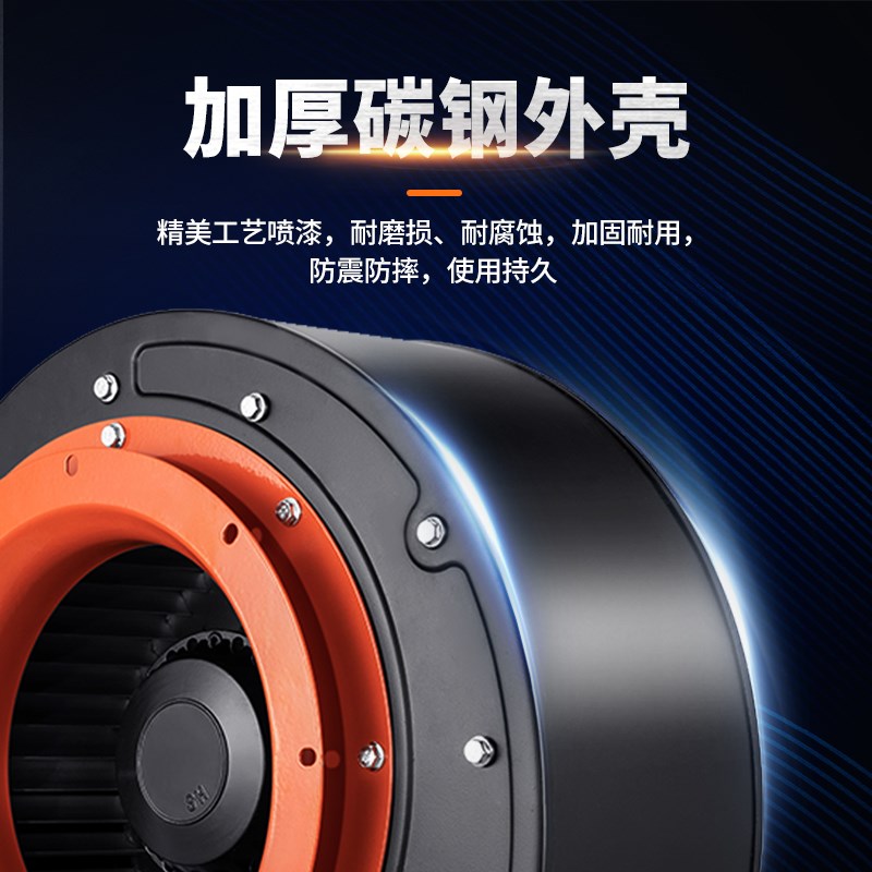 超静音外转子离心风机大功率厨房商用排风机蜗牛式大吸力工业380v