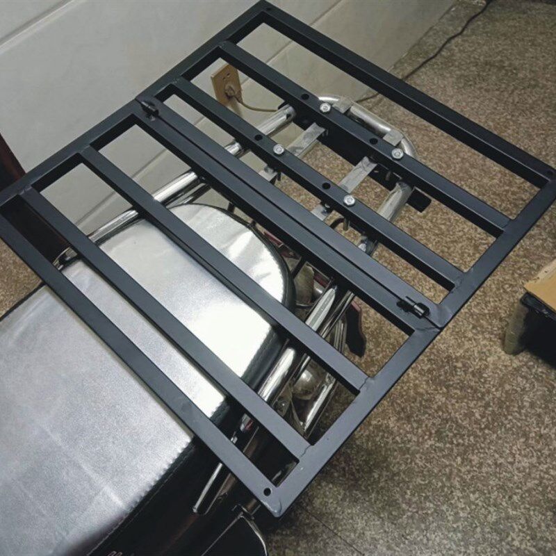 自行车折叠外卖箱车载架加大改装锂电货架拉货载货瓶摩托车踏板车