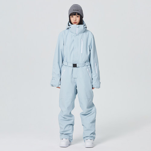 SEARIPE连体滑雪服女防水保暖单板双板加厚户外男滑雪衣套装