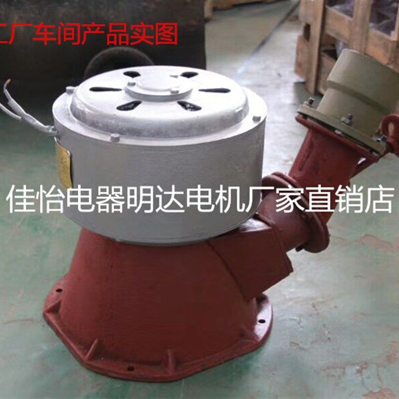 全铜线220V500W3000W水力小型交流发电机家用永磁无刷斜击式
