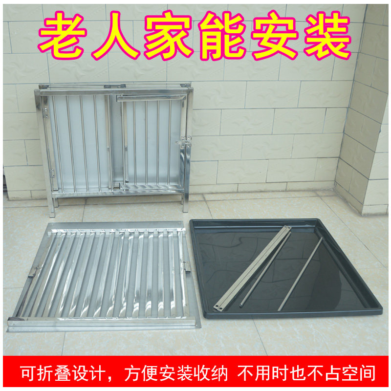 不锈钢折叠鸡笼子家用室外自动清粪鸡笼四面封板户外防雨养鸡舍笼