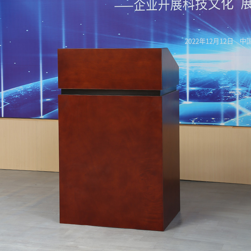 电动遥控升降演讲发言台迎宾导购台接待台教师讲台桌适合大型会展