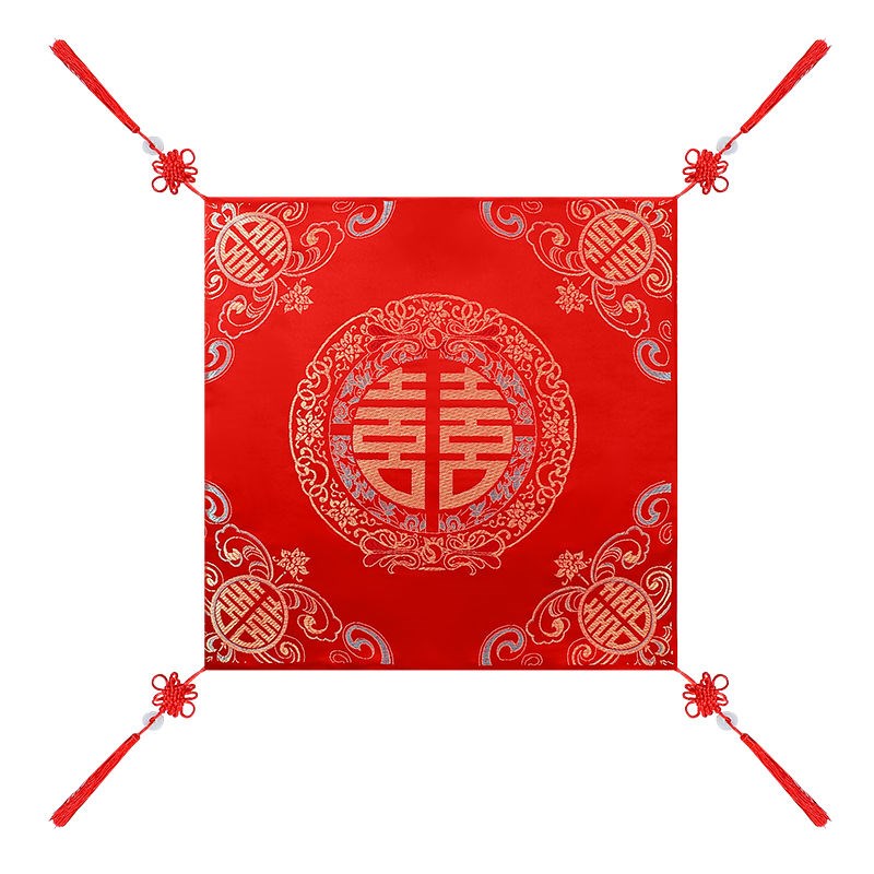 结婚跪垫敬茶红色一对磕头坐垫新娘改口坐福垫跪拜喜垫用品大全