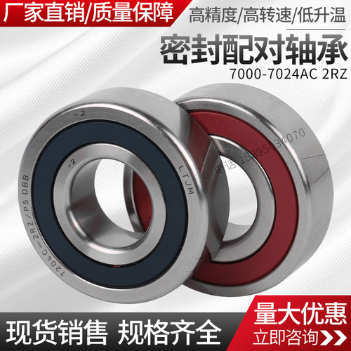 密封配对轴承7200 201 202 203 204 205 206 207 208C ACDBB2RZP5