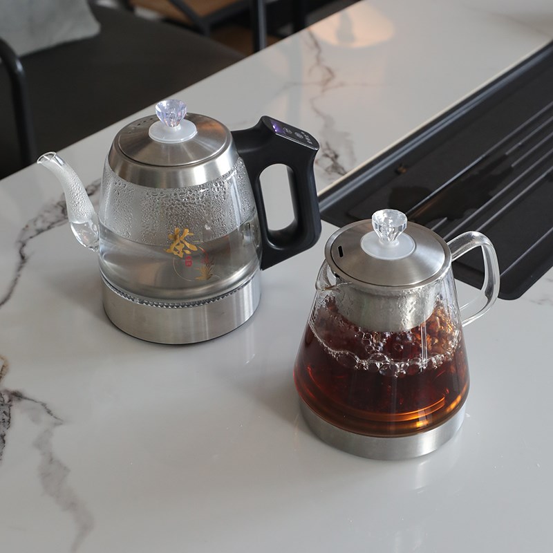 金格仕全自动上水电茶炉电热壶双孔嵌入式蓝光烧水壶配件煮茶壶