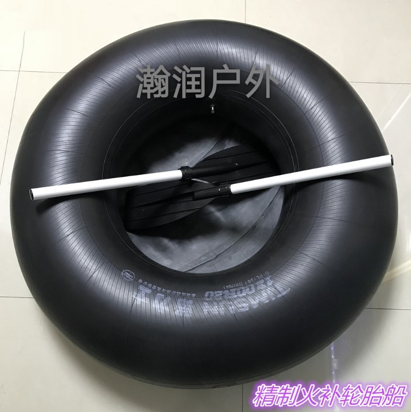 丁基胶充气轮胎船钓鱼下网气垫船橡皮艇加厚冲锋舟单人捕鱼船爆款
