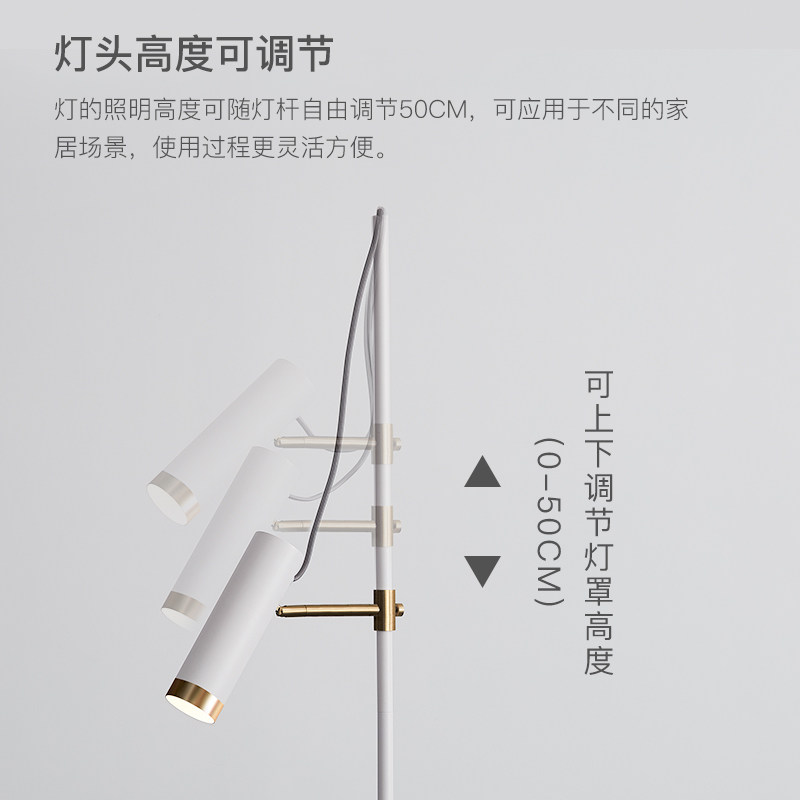 落地灯客厅卧室简约现代立式台灯北欧创意家用钓鱼ins风床头地灯