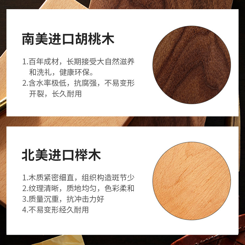高档实木家用门牌定制胡桃木亚克力房号牌可爱宠物网红指示牌木质