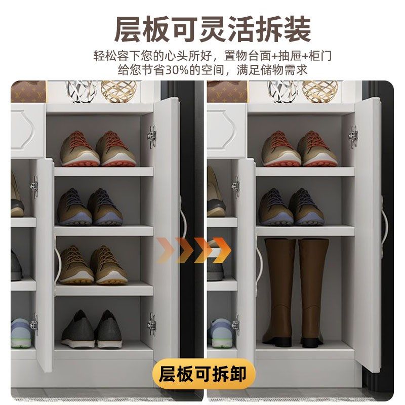 鞋柜家用门口楼道走廊玄关柜经济型入户门隔断储物小户型阳台鞋柜
