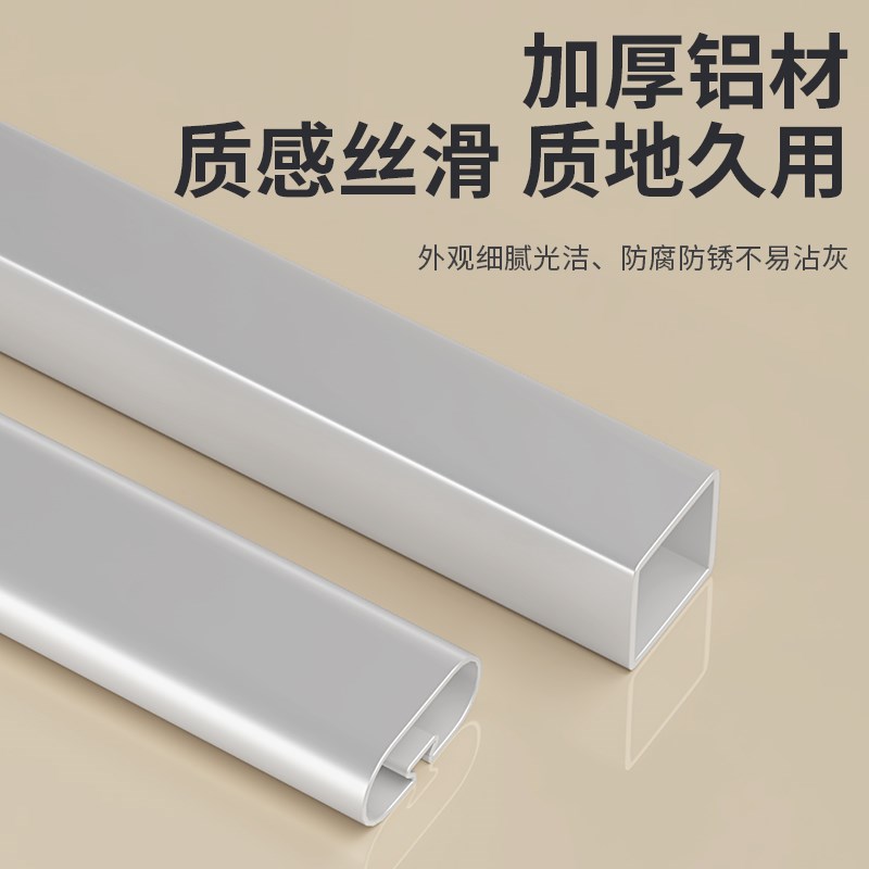 铝合金晾衣架落地折叠阳台家用挂衣架简约室内免安装蝶形晒衣架
