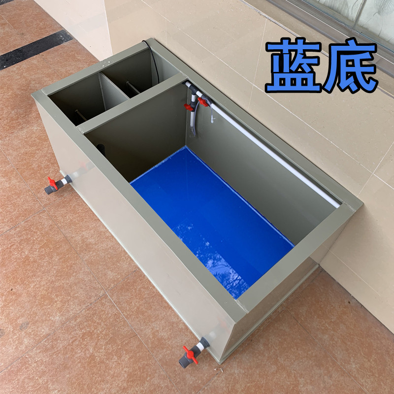 加厚锦鲤池鱼箱金鱼缸带过滤槽送水泵免换水静音循环过滤盒pp塑料
