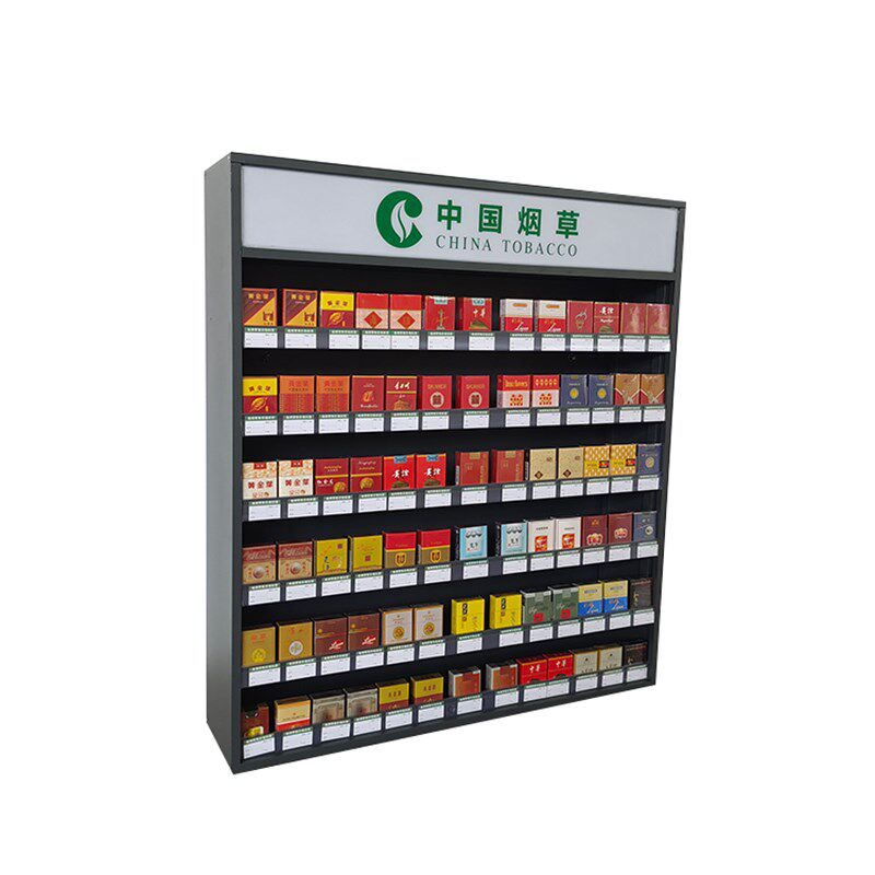 挂壁式烟柜展示柜便利店香烟柜台超市背柜小卖部专用货架小型柜子