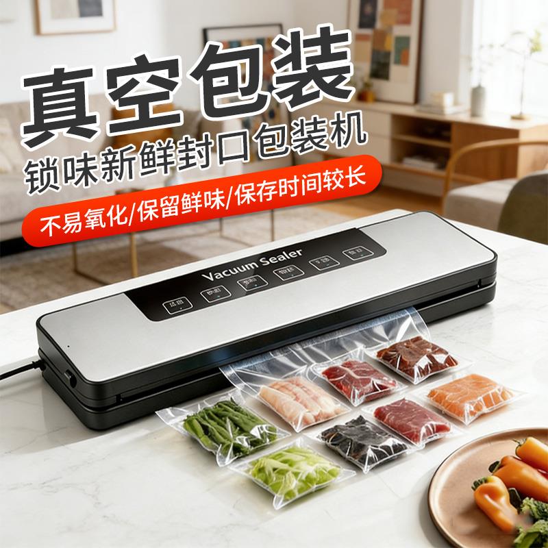 长存熟食品真空包装机抽真空机封口机打包密封全自动大型商用干湿