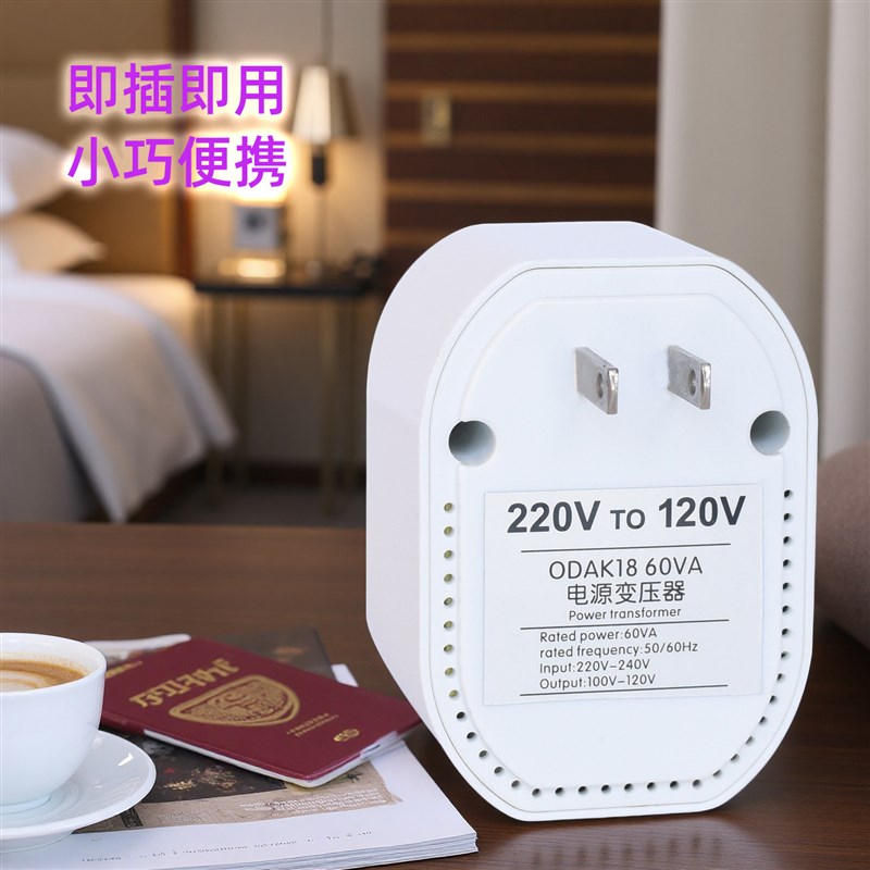 美国进口电器电源变压器220V转120V电压转换器110V转220V变100V伏