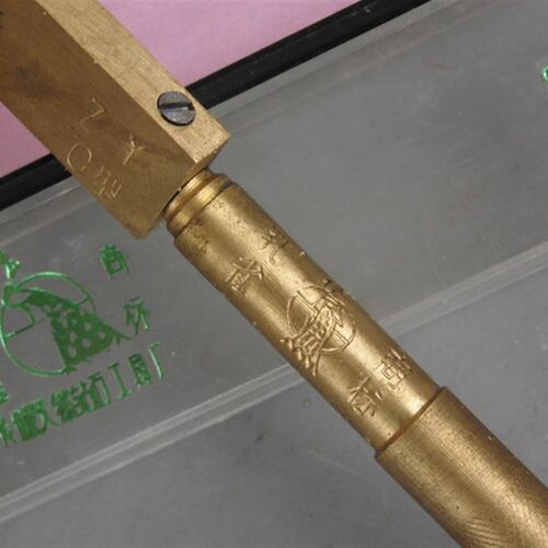 九十年代库存老货孔雀牌ZY型高级玻璃刀全铜天然金刚石玻璃切割刀