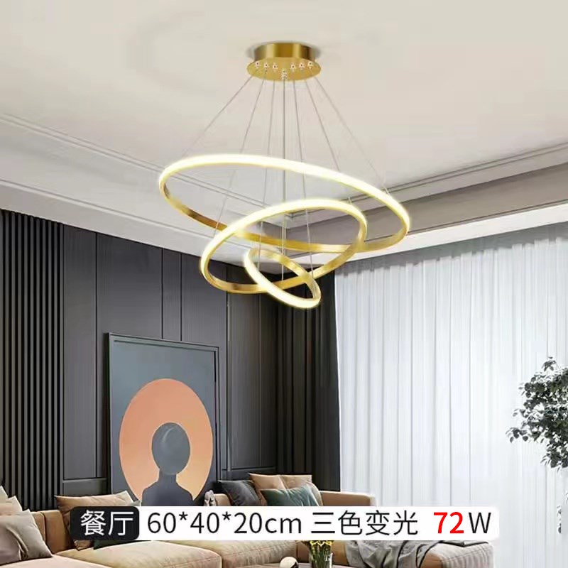 现代简约吊灯 轻奢北欧灯饰寝室吧台吸吊两用铁艺灯具设计