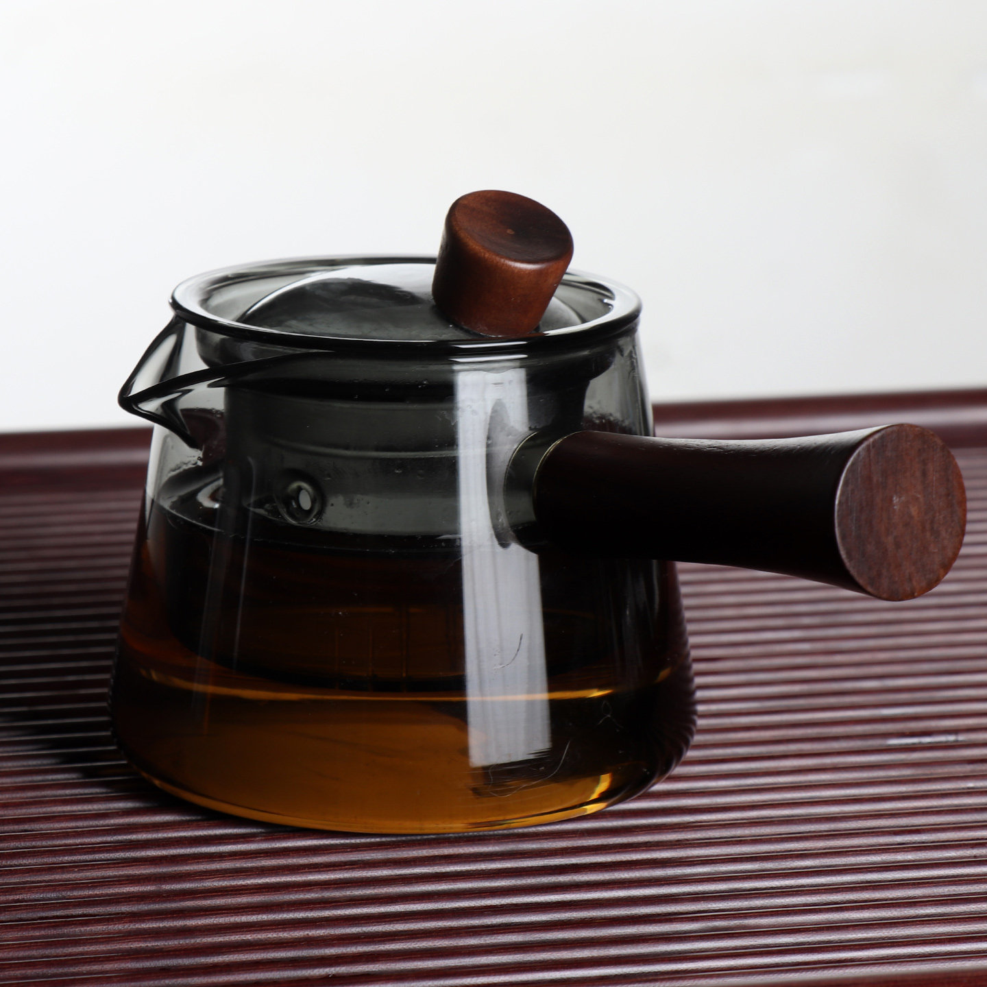 耐高温玻璃侧把茶壶家用煮茶器