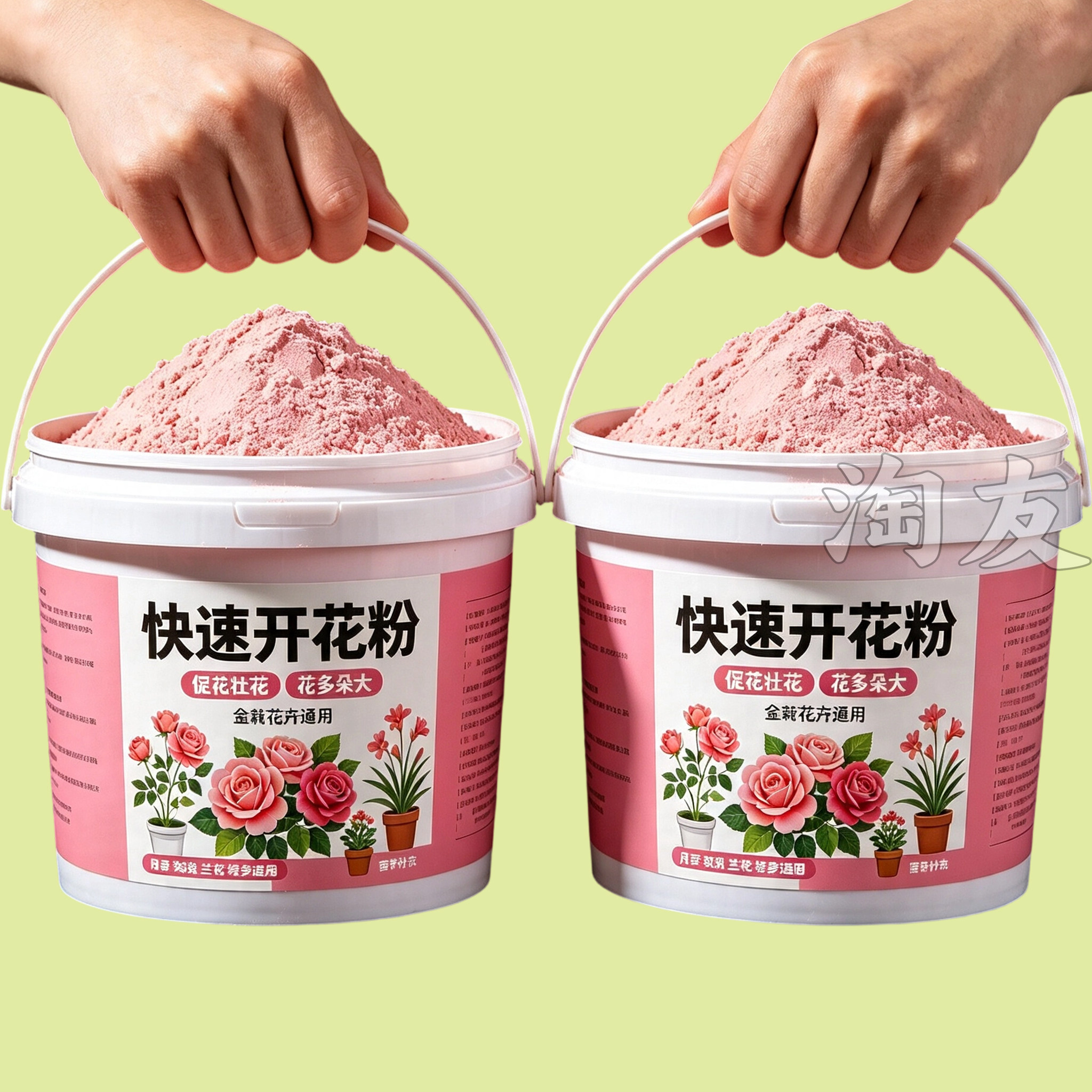 淘友易溶速开两用促花上色粉