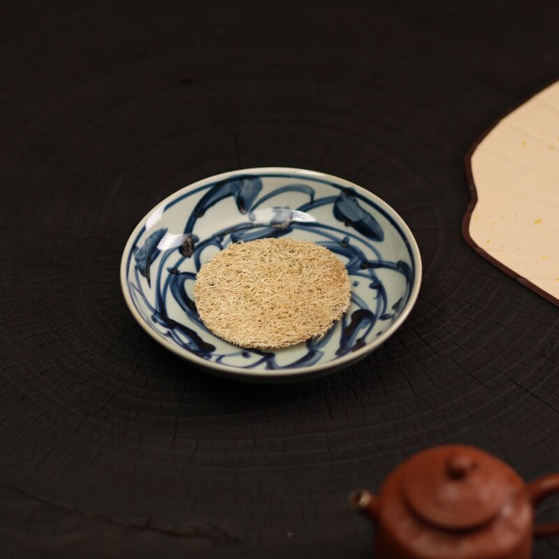 彷古青花手绘壶承茶壶养壶干泡盘壶垫壶托点心盘家用个性创意茶具