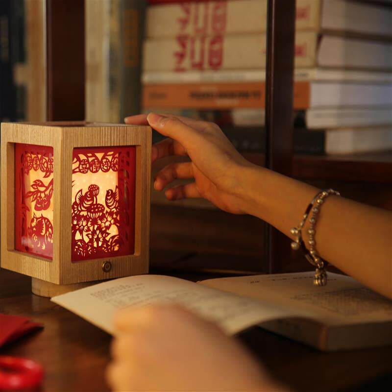 回艺剪纸灯剪纸文创非遗剪纸手工DIY材料包纸雕创意刻纸小夜灯