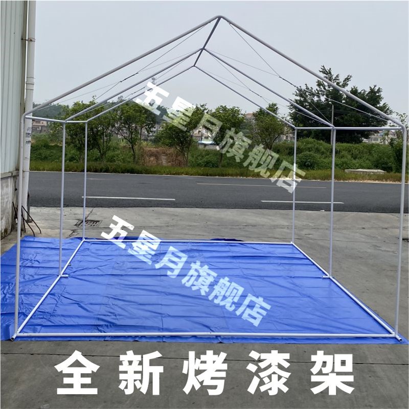 救灾防疫专用12平方棉帐篷民政应急篷民用救灾医疗施工地棚