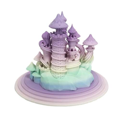 品锐3d打印耗材FDM打印机哑光pla彩虹梦幻色多色渐变PLA哑光耗材