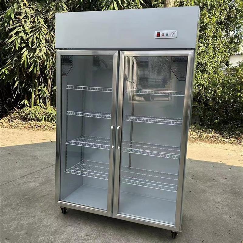 冷藏展示柜保鲜柜立式双门三门四门商用冷藏柜火锅店串串店果蔬店