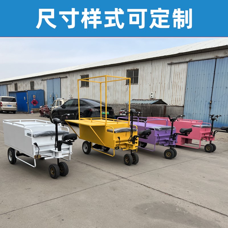 电动三轮车摆摊专用夜市出摊车移动甜品车美食可移动推车小吃车