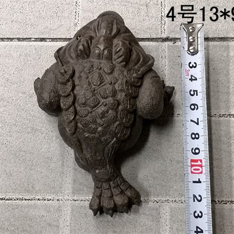 宜兴紫砂雕塑摆件茶宠茶玩招财金蟾三脚蟾蜍大中小号正品特价包邮