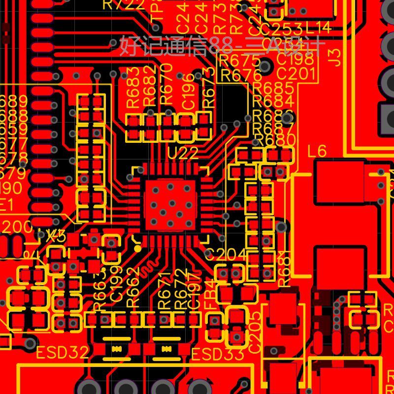 嘉立创EDA画板改板高速PCB设计LAYOUT多层电路打样贴片加工外包4