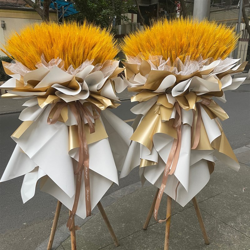 成都本地花篮开业花篮同城花篮大麦花篮鲜花花篮买一送一全城配送