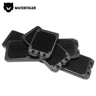 Watertiger全铜水冷散热排/铜冷排散热器120,240,360,480薄排多色