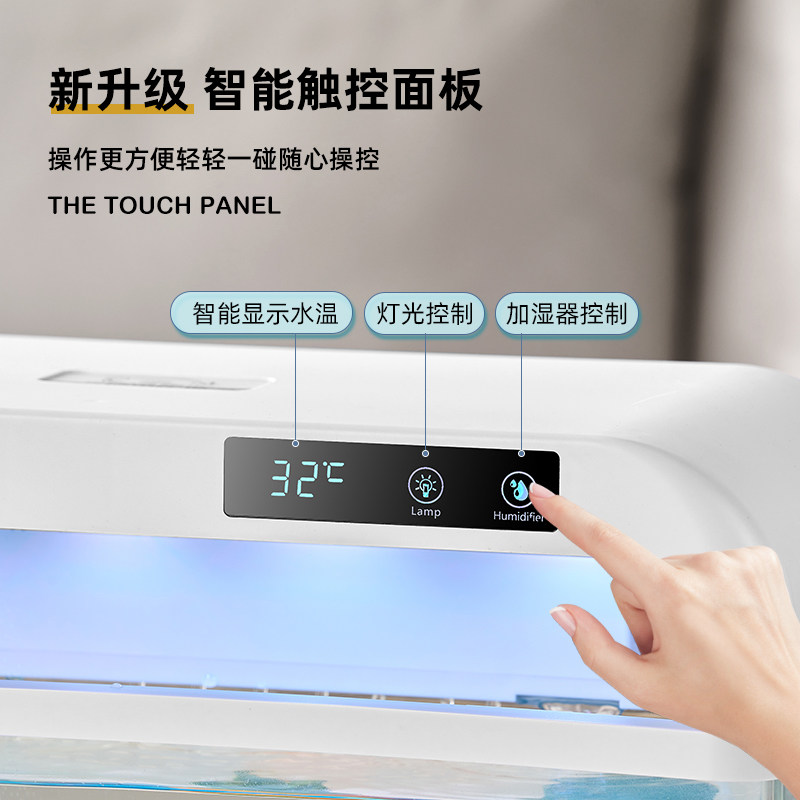 2023新款鱼缸客厅小型水族箱金鱼缸迷你生态玻璃桌面家用斗鱼缸