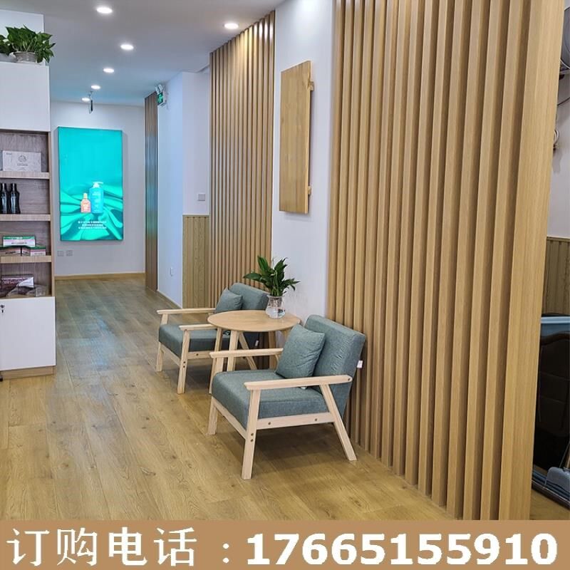 铝方通原木色铝合金方管装饰橡木色浅木纹铝方管隔断口型扁管现货