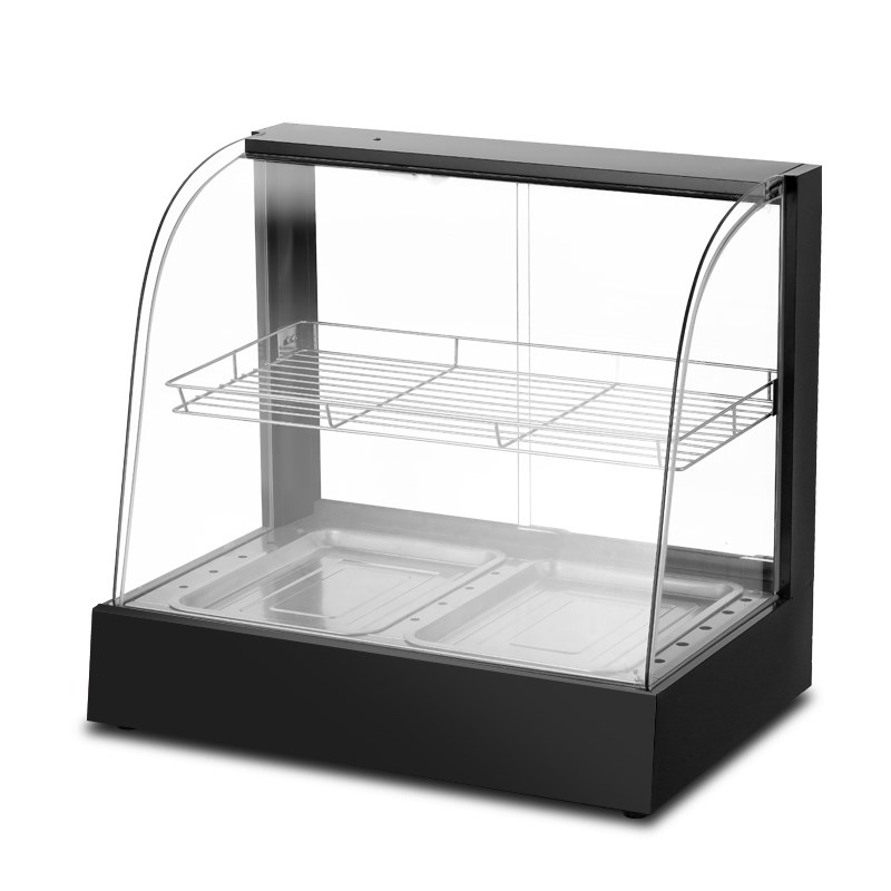 商用保温柜加热恒温箱板栗蛋挞面包玻璃柜食品熟食小型展示柜台式