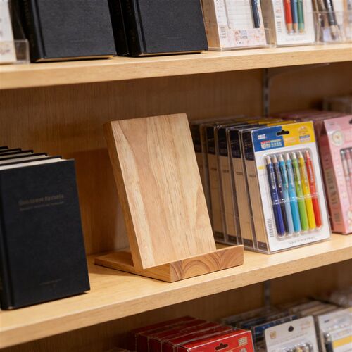 实木书籍展示架书本陈列架桌面书架书立桌上书托简易台面立架胡桃